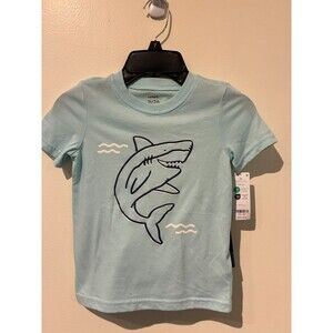 NWT Carter's Blue Shark Shirt & Shorts Outfit - 3T